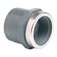 Переходная муфта с внутренней резьбой с услиливающим металлическим кольцом 40x10 мм MIMM040114 FIP PP-H(100) ISO 9001 купить